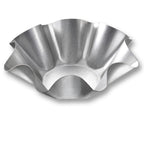 Thumbnail image #1 for Chicago Metallic Bakeware 46990 Tortilla Shell Pan, 9-1/8" x 3" Deep, 26 Gauge Aluminized Steel, Plain Case of 12