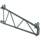 Thumbnail image #1 for 1880 Hospitality Focus Foodservice FWMDB24GN Double Wall-Mount Shelf Support for 24-Inch Shelves, Green Epoxy Case of 16