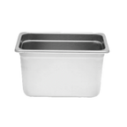 Thumbnail image #1 for Thunder Group STPA3146 1/4 Size Solid Steam Table Pan, 6" Deep, Anti-Jam, 24 Gauge 18/8 Stainless Steel Case of 24
