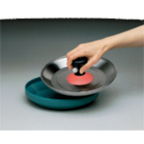 Thumbnail image #1 for Dinex Tmp DXTMPHNDLIFT Meal Delivery Base Lifter with Palm Grip, 3-Inch Suction Cup and Vacuum Mechanism