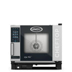 Thumbnail image #2 for UNOX ChefTop MIND.Maps Plus XAVC-0511-MPLM Half-Size Countertop Electric Combi Oven, 5-Pan, Touchscreen WiFi Controls