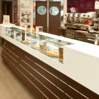 Thumbnail image #1 for Oscartek SUSHI2000R 79-Inch Stainless Steel Sushi Display Case with Tempered Low-Iron Glass and Remote Refrigeration