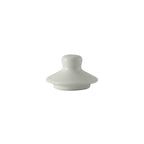 Thumbnail image #1 for Tuxton China DuraTux®© BWT-180L White Ceramic Tea Pot Lid for BWT-180 1 Dozen
