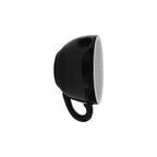 Thumbnail image #1 for Steelite International Diversified Ceramics DCI149BKW 12 oz Ceramic Barista Latte Cup, Black and White Case of 2 Dozen