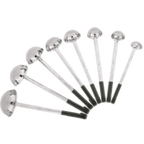 Thumbnail image #1 for Alegacy Foodservice Products 9943BLK 3 oz One-Piece Ladle with 11-1/2 in Black PVC Handle Case of 12