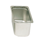 Thumbnail image #1 for Thunder Group STPA2146 1/4 Size Solid Steam Table Pan, 6" Deep, Anti-Jam, 22 Gauge 18/8 Stainless Steel Case of 24