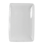 Thumbnail image #1 for Thunder Group Classic 47128WT Rectangular Melamine Tray, White, 12-1/2 x 8 x 1-1/8 in Case of 2 Dozen