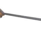 Thumbnail image #1 for Prince Castle CC Charbroiler Cleaning Brush, Coarse Steel Spring Bristles, 28" Handle, Pistol Grip, with Scraper Case of 6
