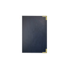 Thumbnail image #1 for Risch Harley HARST-4V 5.5X8.5 Padded Leather-Like Booklet Menu Cover, 5-1/2 x 8-1/2 in, 4-View Case of 25