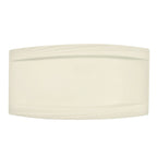 Thumbnail image #1 for CAC China Garden State GAD-RT12 Porcelain Rectangular Platter, 10"L x 5-1/2"W x 3/4"H, Embossed Rim Case of 2 Dozen