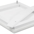 Thumbnail image #1 for JB Prince Martellato B101 Ganache Leveling Frame Set, 9-1/2" x 9-1/2", 3mm and 5mm Frames, Base and White Plastic Scraper
