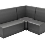 Thumbnail image #1 for G & A Commercial Seating QSM-C Corner Modular Booth, Vinyl Upholstery, Wood Frame, 30"W x 26"D x 42"H