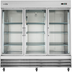 Thumbnail image #6 for KoolMore 81-Inch Three-Section Glass Door Reach-In Refrigerator, 72 Cu. Ft., Bottom-Mount Self-Contained