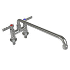 Thumbnail image #1 for Tarrison Products Ltd. TP-PF4DL14H-KIT Deck-Mount Commercial Faucet, 14" Swing Spout, 4" Centers, Integral Spring Check Valves