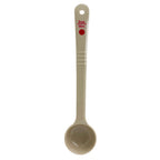 Thumbnail image #1 for Thunder Group PLPSLC020RD 2 oz Solid Portion Serving Spoon, 11-3/4" Long Handle, Polycarbonate, Beige, Red Coding Imprint Case of 72
