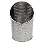 Thumbnail image #1 for TableCraft Products Brickhouse Collection GTSS28 Stainless Steel Angled Round Fry Cup, 9-1/2 oz., Brick Pattern Case of 12