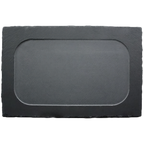Thumbnail image #1 for Vertex China Slate S-E211 Rectangular Engraved Plate, 12" x 7-3/4"