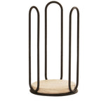 Thumbnail image #2 for Cal-Mil Logan 25210-93 Cup & Lid Organizer, Round Wood, Single Section, 4.5" x 4.5" x 8"H
