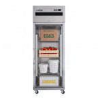 Thumbnail image #1 for Koolmore KM-RIR-1D-GD-TM Glass Door Merchandiser Refrigerator, 25 cu. ft., 1 Section, Dual-Pane Swing Door, Top-Mounted Compressor