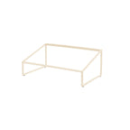Thumbnail image #1 for Steelite International Creations Buffet 7365MW339 Rectangular Angled Buffet Riser, Ivory Metal, 13.875 x 21.875 x 8.5 in