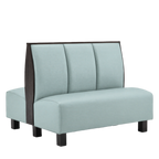 Thumbnail image #1 for ATSMFG ATS AT&S-AD-K36-3CH GR5/COM Double Upholstered Restaurant Booth, 48"W x 36"H, 3-Channel Back