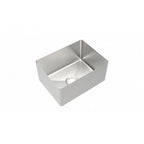 Thumbnail image #1 for GSW USA SB-242416 Weld-In Single-Compartment Sink, 24"W x 24"D x 16" Deep, 16-Gauge 304 Stainless Steel Case of 3