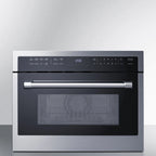 Thumbnail image #2 for Summit Commercial CMV115 24-Inch Electric Built-In Speed Oven, 1.55 Cu. Ft., Stainless Steel, Programmable Digital Controls