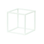 Thumbnail image #2 for Cal-Mil 23201-12-15 Square White Metal Buffet Riser, 12"W x 12"D x 12"H