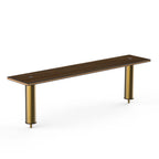 Thumbnail image #1 for Steelite Mogogo, Modular MGCIAF07WBXX Modular Buffet Shelf, 47"W x 9-1/2"D x 12-1/2"H, Laminated Wood, Rectangular