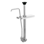 Thumbnail image #1 for Server Products 85300 Slim Fountain Jar Pump, 1.25 oz Capacity, Fits 10" Soda Fountain Jar, Stainless Steel