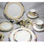 Thumbnail image #2 for Vertex China Rubicon RB-2-WBD 6-Inch Round China Saucer with Polished Foot and Magnesium-Reinforced Body Case of 3 Dozen