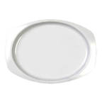 Thumbnail image #1 for Thunder Group Nustone NS215W Rectangular White Melamine Platter, 15 x 10-5/8 Case of 3 Dozen