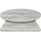 Thumbnail image #1 for Oak Street T3030-GB Square Thermofoil Table Top, 30"W x 30"D x 1-1/4"H, Bullnose Edge, 3" Radius Corners