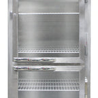 Thumbnail image #1 for Continental Refrigerator Designer Line D1RNSSPTHD-GD-SD One-Section Pass-Through Reach-In Refrigerator, Self-Contained, Glass/Stainless Doors