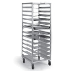 Thumbnail image #1 for Lakeside Manufacturing 8534 Roll-In Cooler Rack, 64-1/2"H, 12-Pair Capacity, 4-1/2" Spacing, Welded Aluminum