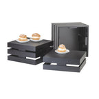 Thumbnail image #2 for Cal-Mil Midnight Bamboo 1944-6-96 Bamboo Square Crate Riser/Basket, 6 x 6 x 6 Inches