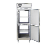 Thumbnail image #1 for Continental Refrigerator Designer Line D1RENSSPTHD One-Section Pass-Through Reach-In Refrigerator, Wide Half-Height Solid Doors, Stainless Steel