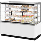 Thumbnail image #1 for Fri-Jado USA MCC 60-4 C SS FD PT UF 4-Section Glass Door Merchandiser, White, Hinged, Bottom-Mount Self-Contained Refrigeration