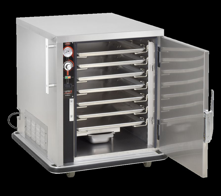 Product image #5 for FWE TS-1826-7 Mobile Insulated Heated Holding Cabinet, 1 Compartment, Humi-Temp Heat System, Stainless Steel, 5 Full-Size Sheet Pan Capacity