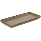 Thumbnail image #1 for Tuxton China Artisan GAJ-550 Rectangular Ceramic Tray, 11-5/8" x 5-1/8" x 1-1/8"H 1 Dozen