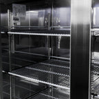 Thumbnail image #2 for SABA S-47F 2-Section Reach-In Freezer, 47 cu. ft., Full Solid Hinged Doors, Stainless Steel Interior & Exterior, Bottom-Mounted Refrigeration
