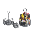 Thumbnail image #1 for G.E.T. 4-31862 Sugar Caddy, Black Teflon-Coated Iron, 3-1/2" x 2-1/2" x 2-1/4" Case of 24