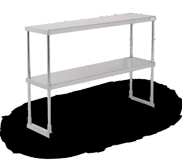 Product image #2 for Steel Works Stainless 36-Inch Double-Tier Stainless Steel Worktable Over Shelf