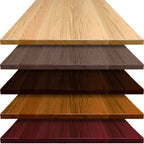 Thumbnail image #1 for Oak Street PEM3060 Rectangular Solid Maple Plank Table Top, 30" x 60", 1-1/4" Thick
