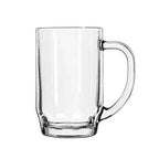 Thumbnail image #1 for Libbey Beer Mug 5303 Thumbprint Beer Stein Mug, 19-1/2 oz., Clear Glass, Stemless