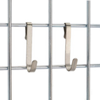 Thumbnail image #1 for 1880 Hospitality Focus Foodservice FWMHOOKSS Stainless Steel NSF J Hooks Case of 20