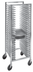 Thumbnail image #5 for Channel Manufacturing Aluminum Full-Size End-Load Pizza Pan Rack with 5-Inch Swivel Casters, 26-Pan Capacity