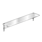 Thumbnail image #1 for AERO Manufacturing RFAO-1236 Adjustable Rear-Mount Table Overshelf, Single-Tier, 36"W x 12"D, 16-Gauge Stainless Steel