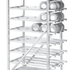 Thumbnail image #5 for Advance Tabco CR10-162 Stationary Aluminum Can Rack, Open Top, for #5 and #10 Cans, 162 #10/216 #5 Capacity