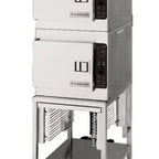 Thumbnail image #5 for Cleveland Range Steamcraft (2) 21CET8 Double-Compartment Electric Convection Steamer with Stand, Digital Timed/Manual Controls, Stainless Steel